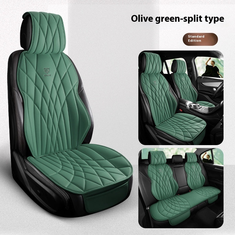 Car Universal Leather Semi-surrounded High-end Five-seat Seat Cover