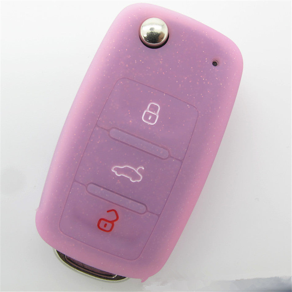 Silicone car key case