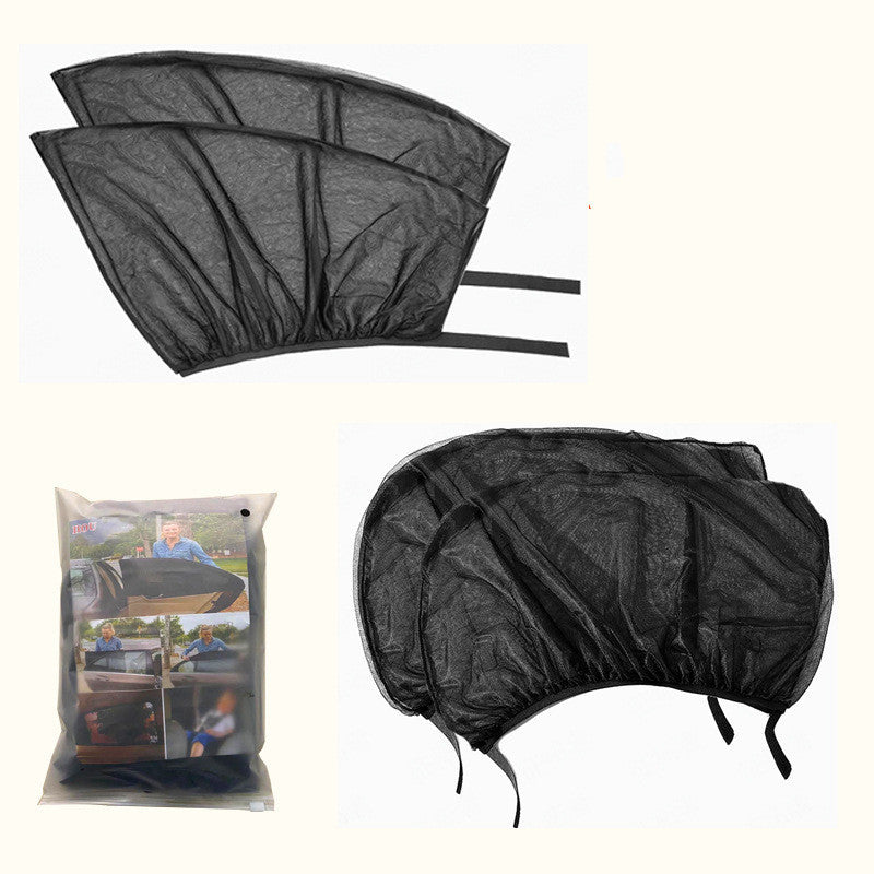 Car Window Cover Net Auto 5 Size Front Rear Back Side Window Sun Shade Anti-mosquito Sunshade Net Mesh Curtain