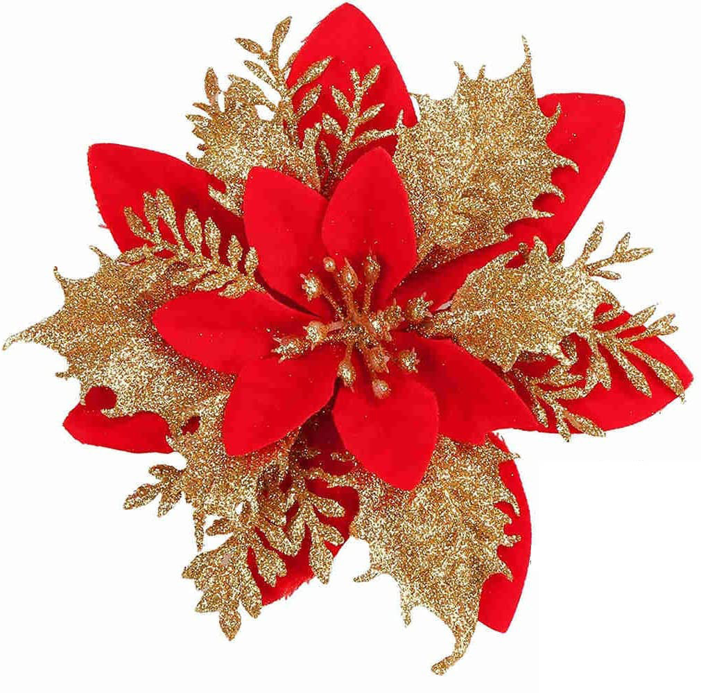 Double-layer Flower Artificial Flower Christmas Garland Accessories Christmas Tree Decoration