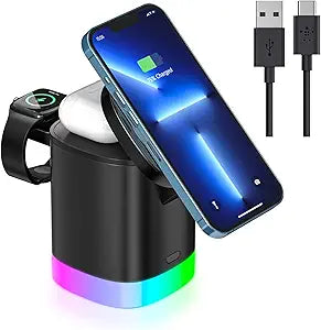 Charger with Foldable Phone Holder