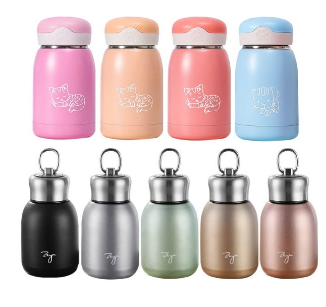 300ML Mini Water Thermal Bottle Insulated Stainless Steel