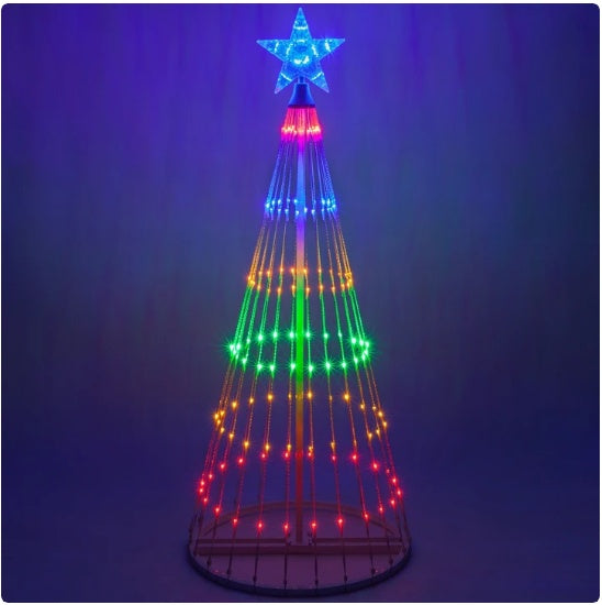 Multi Color LED Animated Outdoor Christmas Tree Lights Christmas Lights Christmas Garden Countryard Decorations