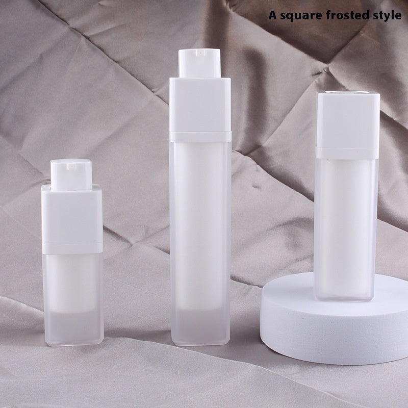 Rotating Vacuum Flask Frosted Transparent Vacuum Storage Bottle