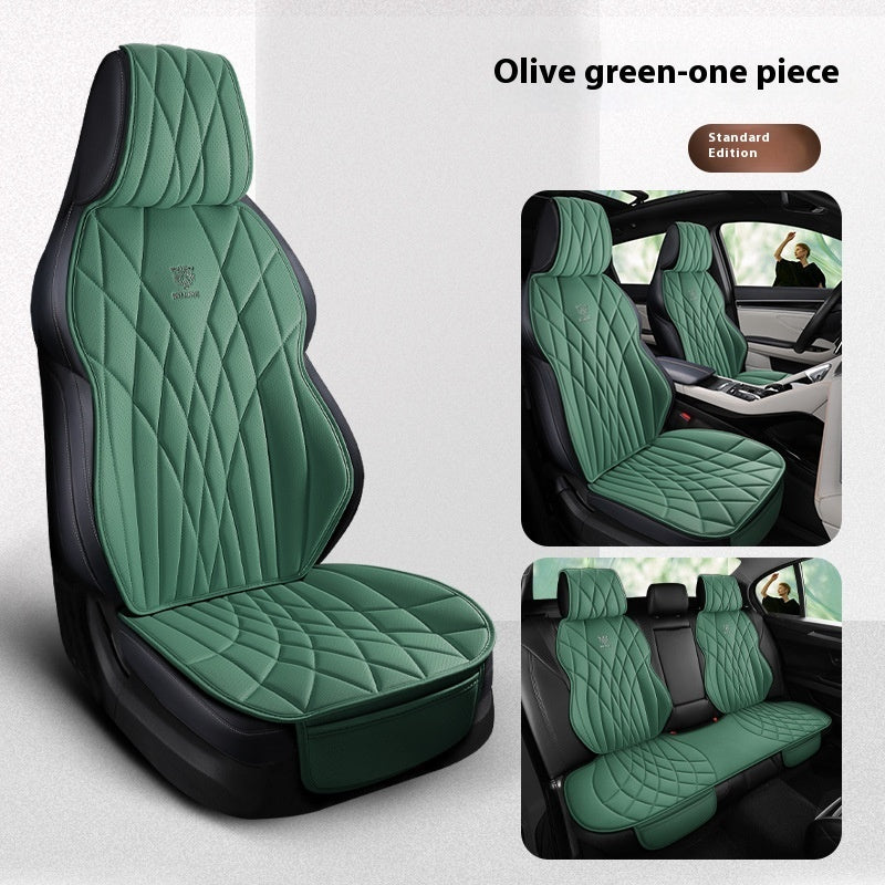 Car Universal Leather Semi-surrounded High-end Five-seat Seat Cover