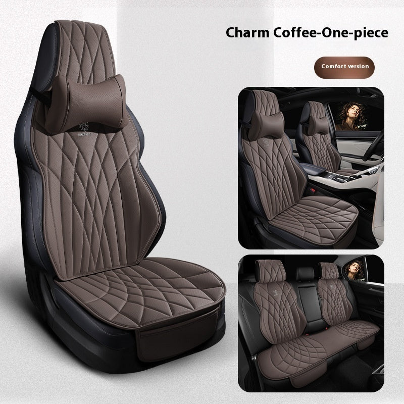 Car Universal Leather Semi-surrounded High-end Five-seat Seat Cover